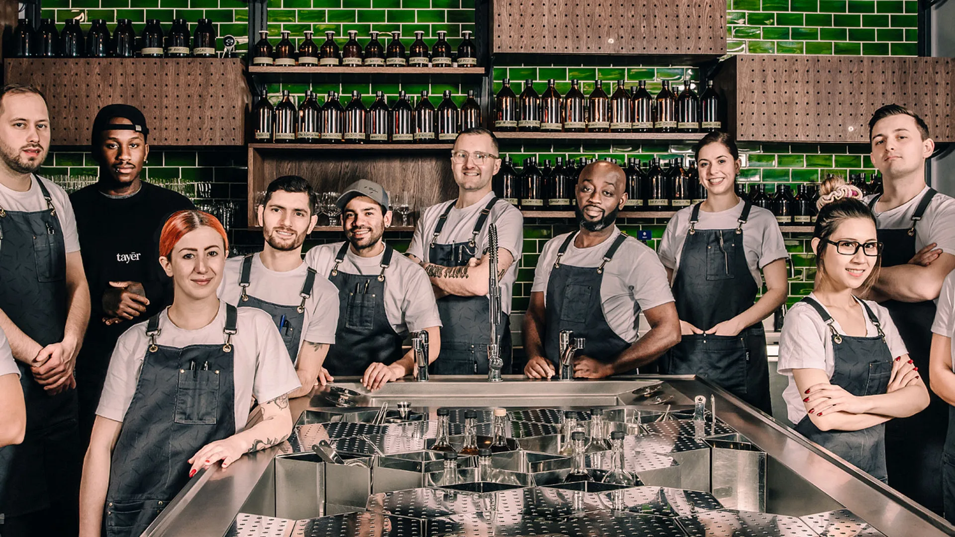 Restaurant team — commercial editorial
